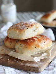 buns with sesame seeds