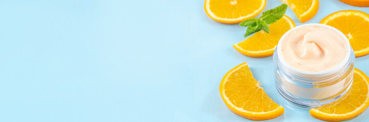 Orange citrus Vitamin C face care - cream, serum. mask, face cleaner, antioxidant moisturizer skin...
