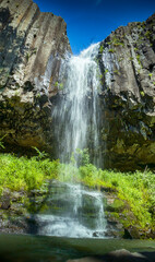 Obraz premium Waterfall of creation, Krumovgrad Bulgaria 