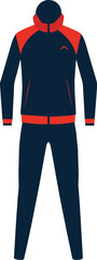 Sportswear icon. Flat illustration of sportswear vector icon for web