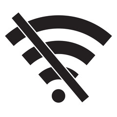 WIFI  vector illustration for the internet hotspot access button. WIFI icon in black . WIFI icon. vector illustration.