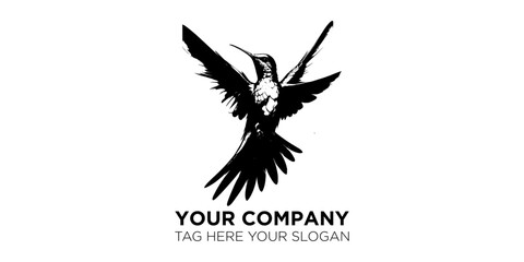 silhouette of an eagle