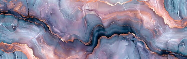Natural Elegance of Layered Agate Stone Close-Up.