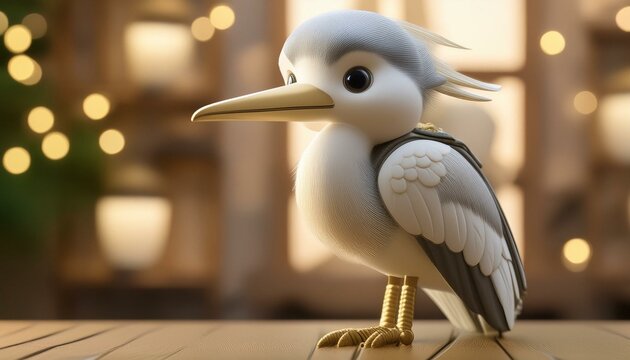 Gar&ccedil;a 3d Kawaii