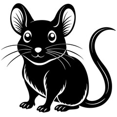 black cat cartoon