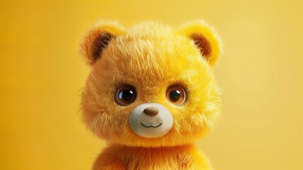 cute yellow little bear