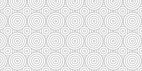 Overlapping Pattern Minimal diamond geometric waves spiral and abstract circle wave line. White and gray creative seamless tile stripe geometric create retro square line backdrop pattern background.