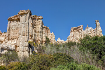 Les orgues d'Ille-sur-Têt dans le département des  Pyrénées Orientales en région Occitanie -...