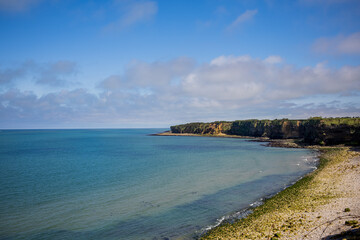 La Pointe du Hoc, site du débarquement de Normandie à Cricqueville-en-Bessin