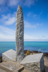 La Pointe du Hoc, site du débarquement de Normandie à Cricqueville-en-Bessin