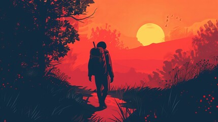 Aesthetic Expedition: Exploring Nature's Artistry at Dusk - A Journey of Beauty and Mindfulness