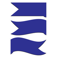  Blue  tag banner label ribbon price bookmark note eps10