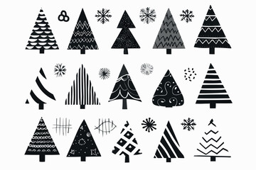 Christmas Tree vector For Print, Christmas Tree vector Clipart, Christmas Tree vector Illustration