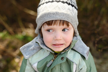 Portrait of toddler girl