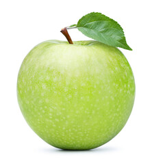 green apple isolated on white