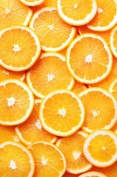 orange slices background