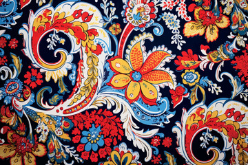 Ethnic floral zentangle, doodle seamless background. Beautiful doodle art flowers. Hand drawn herbal design elements. Multicolored pattern.