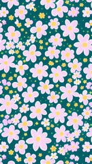 meadow floral pattern, Floral beauty