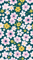 meadow floral pattern, Floral beauty