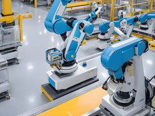 Advanced Robotic Arm in Contemporary Manufacturing.