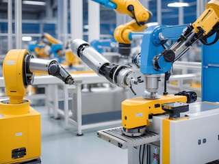 Revolutionizing Manufacturing with Automated Assembly Lines and Robotics.