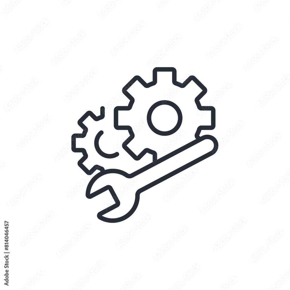 Poster engineering icon. vector.editable stroke.linear style sign for use web design,logo.symbol illustrati