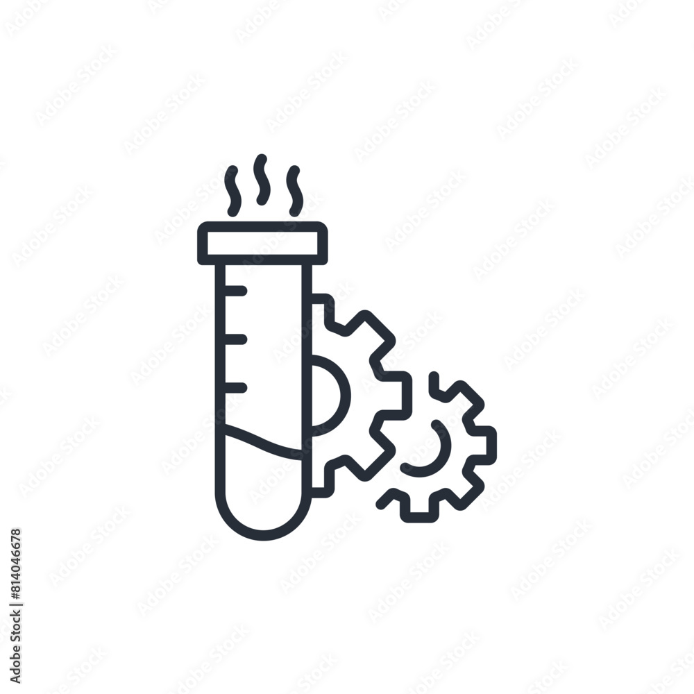 Poster Experiment icon. vector.Editable stroke.linear style sign for use web design,logo.Symbol illustration.