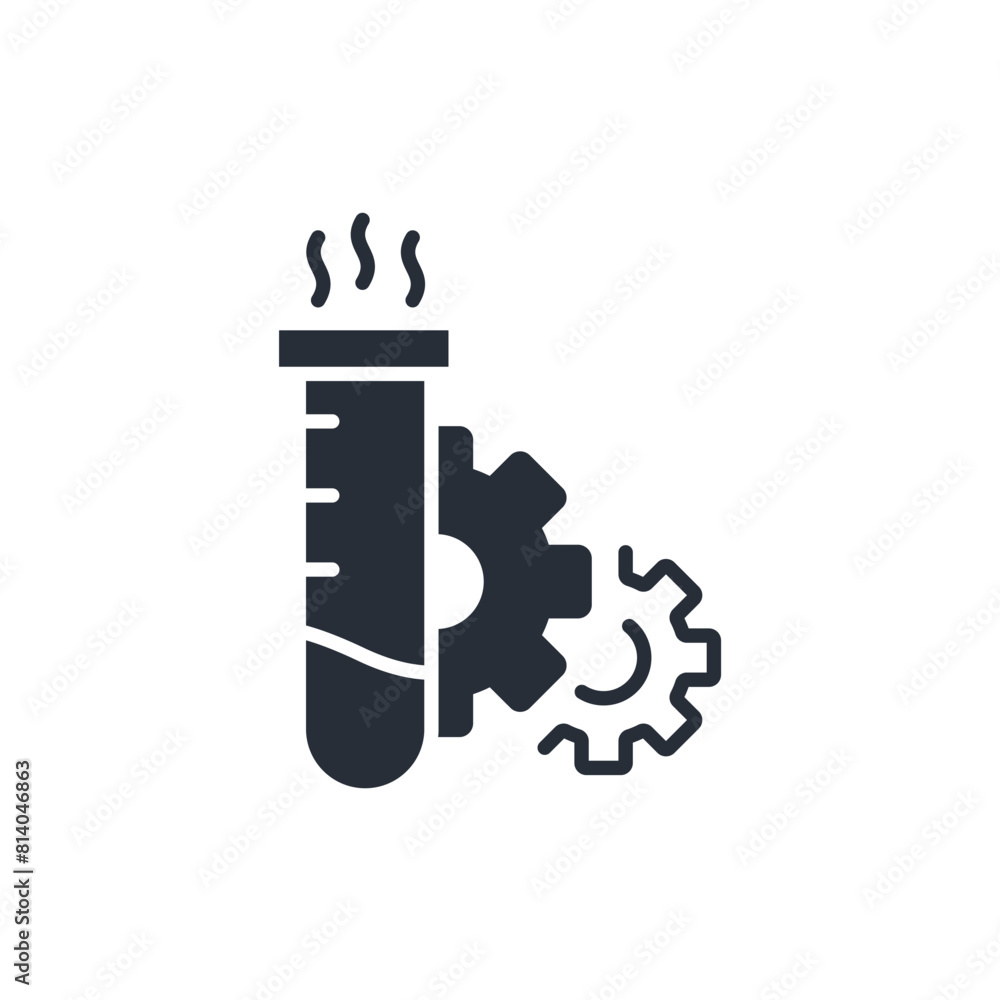 Poster experiment icon. vector.editable stroke.linear style sign for use web design,logo.symbol illustratio