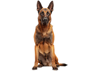 A Belgian Malinois is a medium-sized herding dog with a short fawn to mahogany coat. They are known...