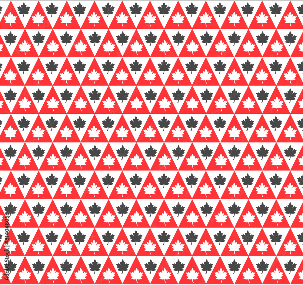 Sticker seamless geometric pattern with triangles