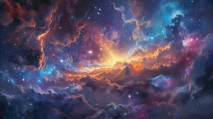 Cosmic Canvas Exploring the Galactic Odyssey