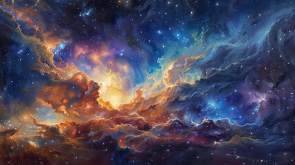 Cosmic Canvas Exploring the Galactic Odyssey