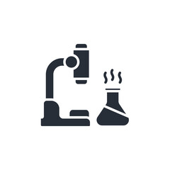 Chemistry icon. vector.Editable stroke.linear style sign for use web design,logo.Symbol illustration.