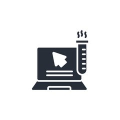 Computer science icon. vector.Editable stroke.linear style sign for use web design,logo.Symbol illustration.