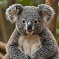 Obraz premium Koala Bär. Generative AI Technologie