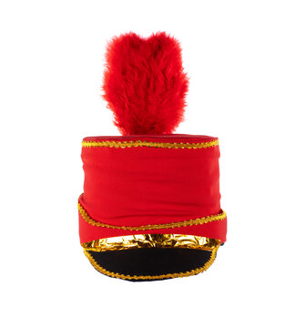 hussar cap isolated on white background