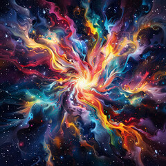 Radiant Spirals The Bold Colors of Cosmic Nebulae