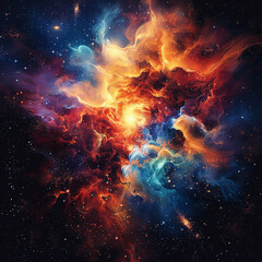 Radiant Spirals The Bold Colors of Cosmic Nebulae