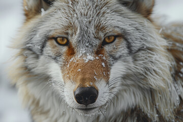 Mammal covered in soft fur that shifts from matte to shiny textures, aiding in temperature regulation,