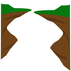 Ravine Canyon Illustration