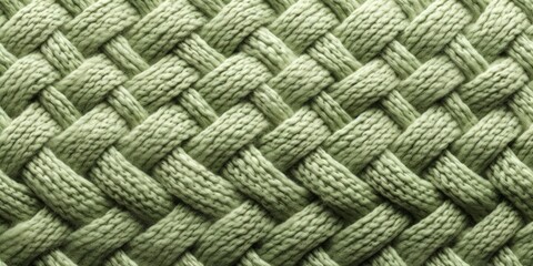 
The Comforting banner background showcasing intricately woven wool in a soft green shade creating a sense of lightness and tranquility