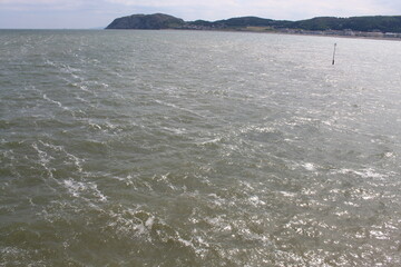The beautiful Llandudno seafront in North Wales. Llandudno is home to the Great Orme