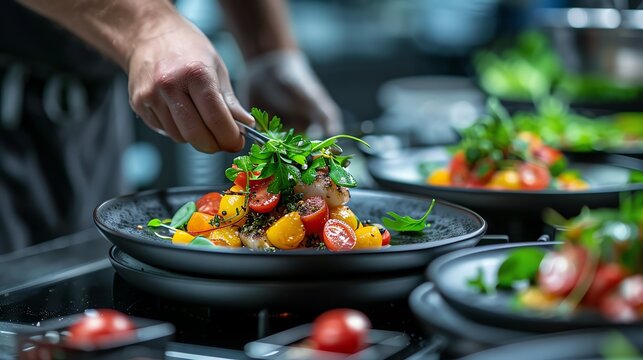 Dynamic culinary battle, where flavors and creativity compete