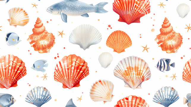sea shells background