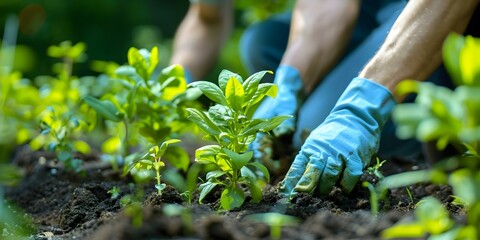 Collaborative Urban Gardening: Community Efforts to Enhance Green Spaces. Concept Community Gardens, Sustainable Practices, Neighborhood Involvement, Green Initiatives, Urban Agriculture