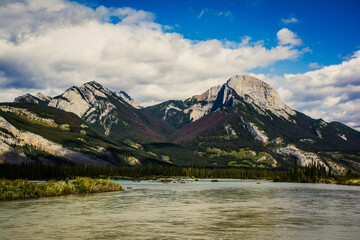 Canadian Rocky Mountains in Banff National Park, Alberta, Canada