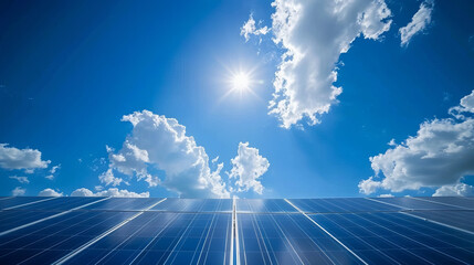 Solar panels absorb sunlight to generate clean electricity, helping to protect the environment.