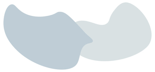 Abstract shape style, nature organic. Vector illustration.	