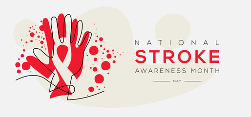 National Stroke Awareness Month, held on May.