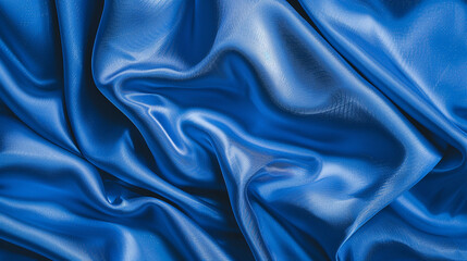Obraz premium Electric blue paper texture with a shimmering silk effect, adding vibrancy and luxury to designs.